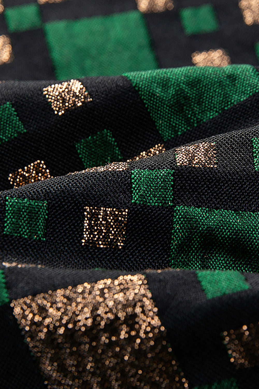 Silm Fit Hakket revers Lille Grøn Firkant Mænds Prom Blazer