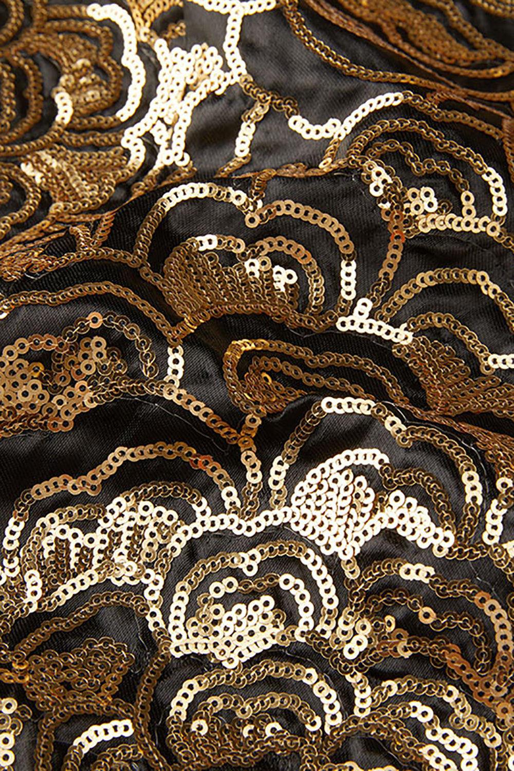 Golden Pailletter Blazer til mænd