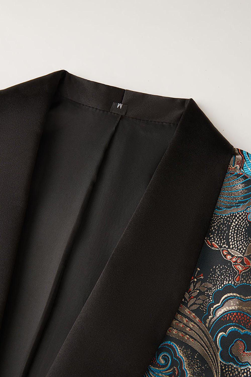 Blomstret sjal Revers Blazer til mænd