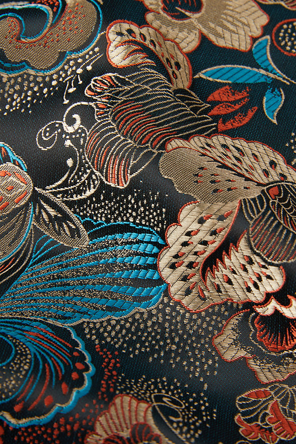 Blomstret sjal Revers Blazer til mænd