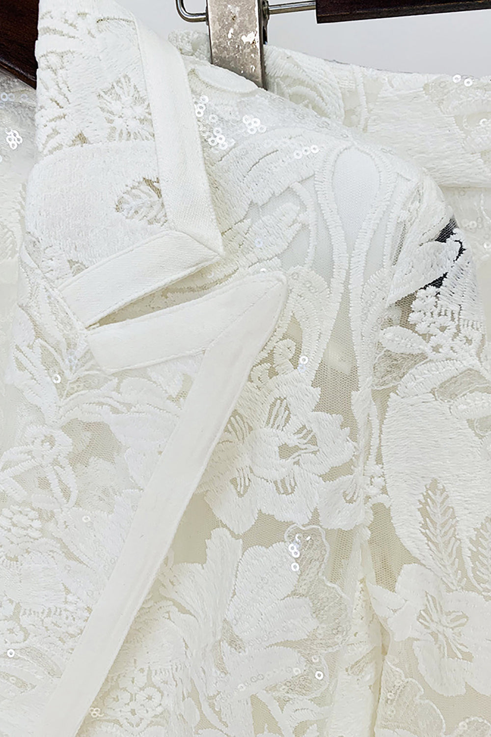 Glitrende sort blonder 2 stk kvinder festdragter