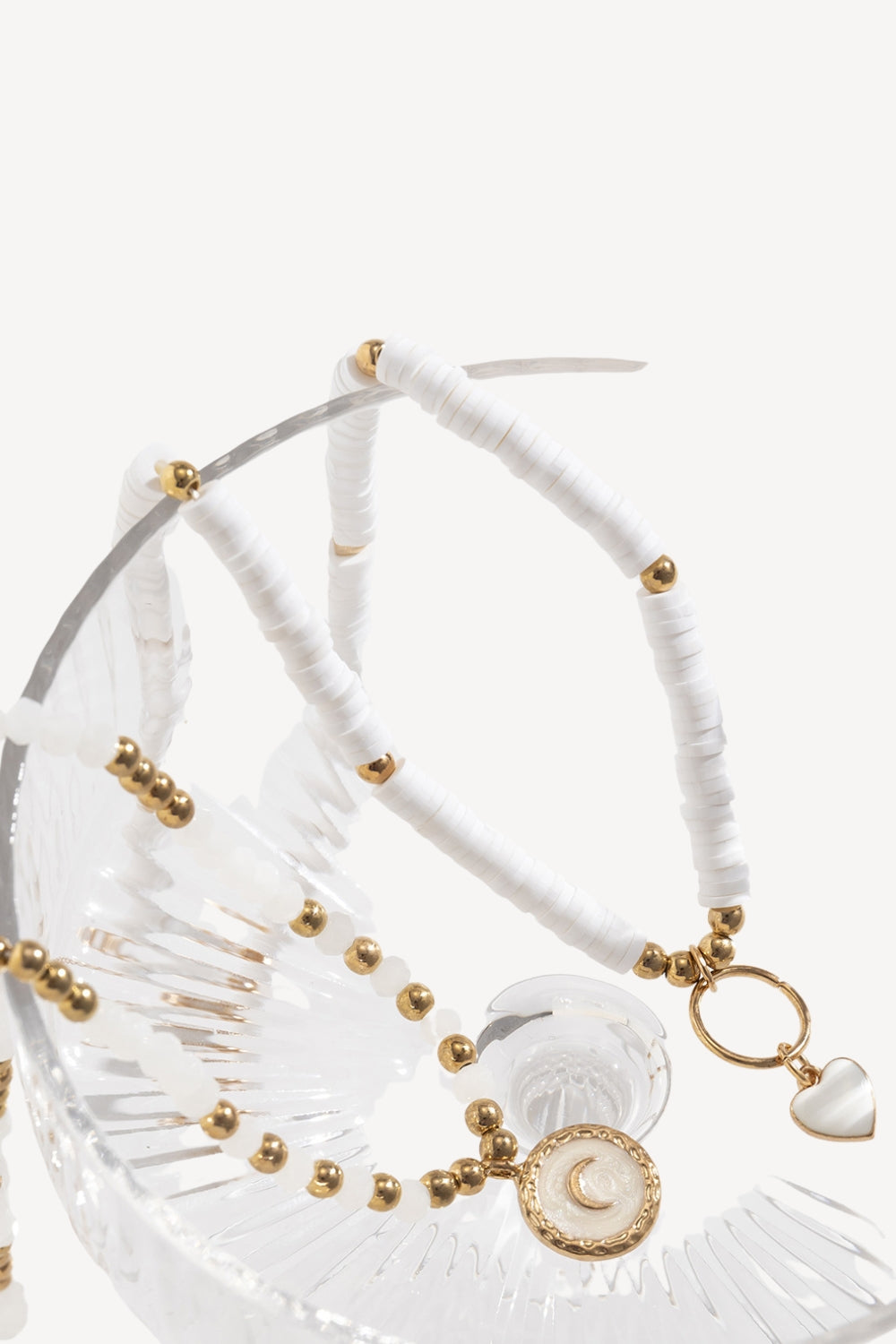 Boho Vintage Heart Crystal halskæde