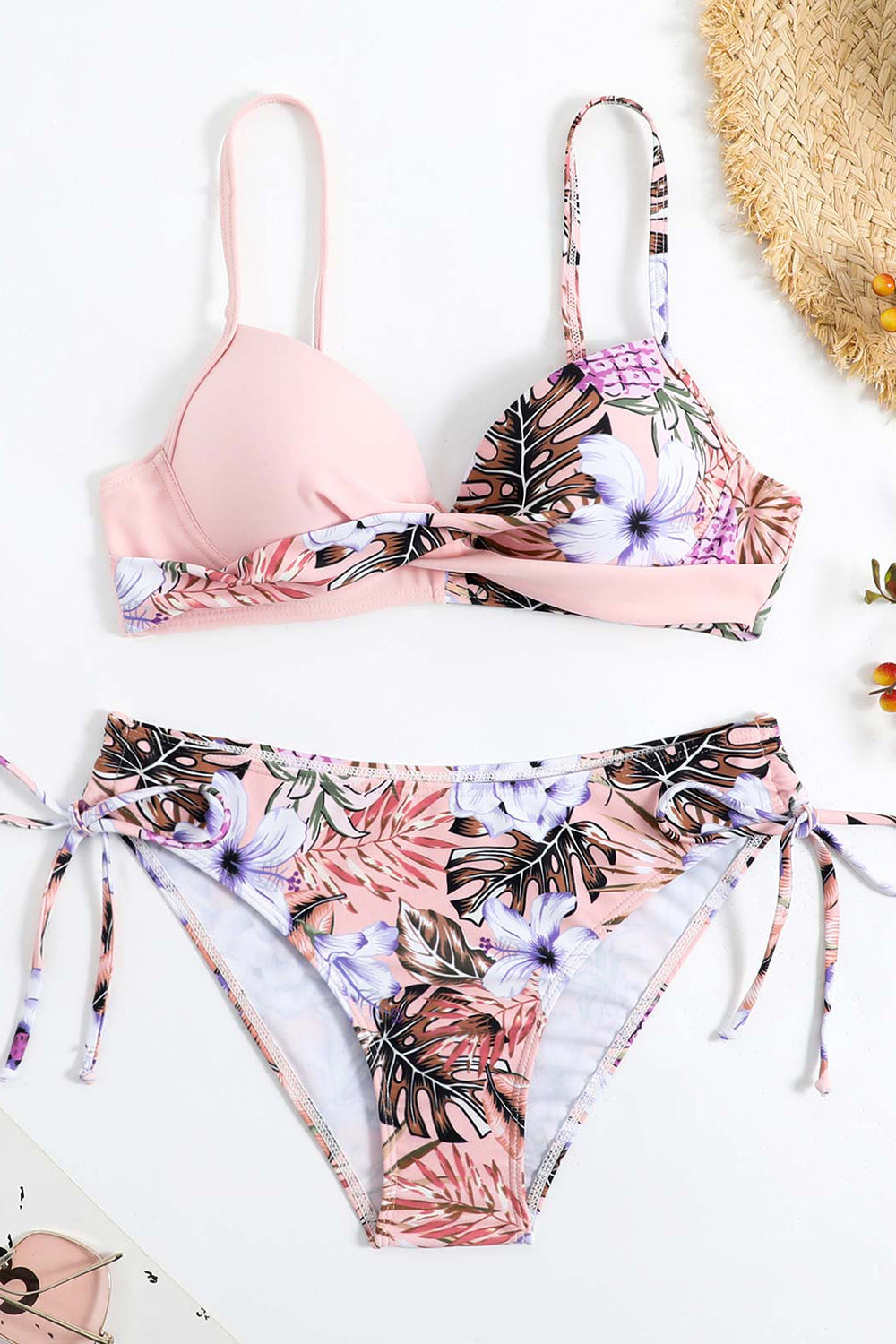 Green Front Cross to delte bikinisæt