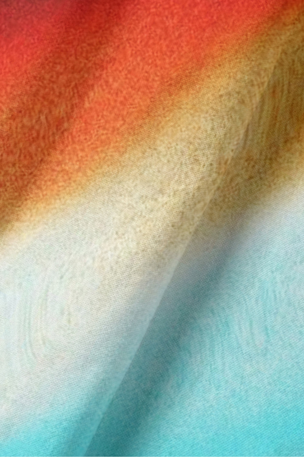 Rød trykt mænds afslappede poloshirt med korte ærmer