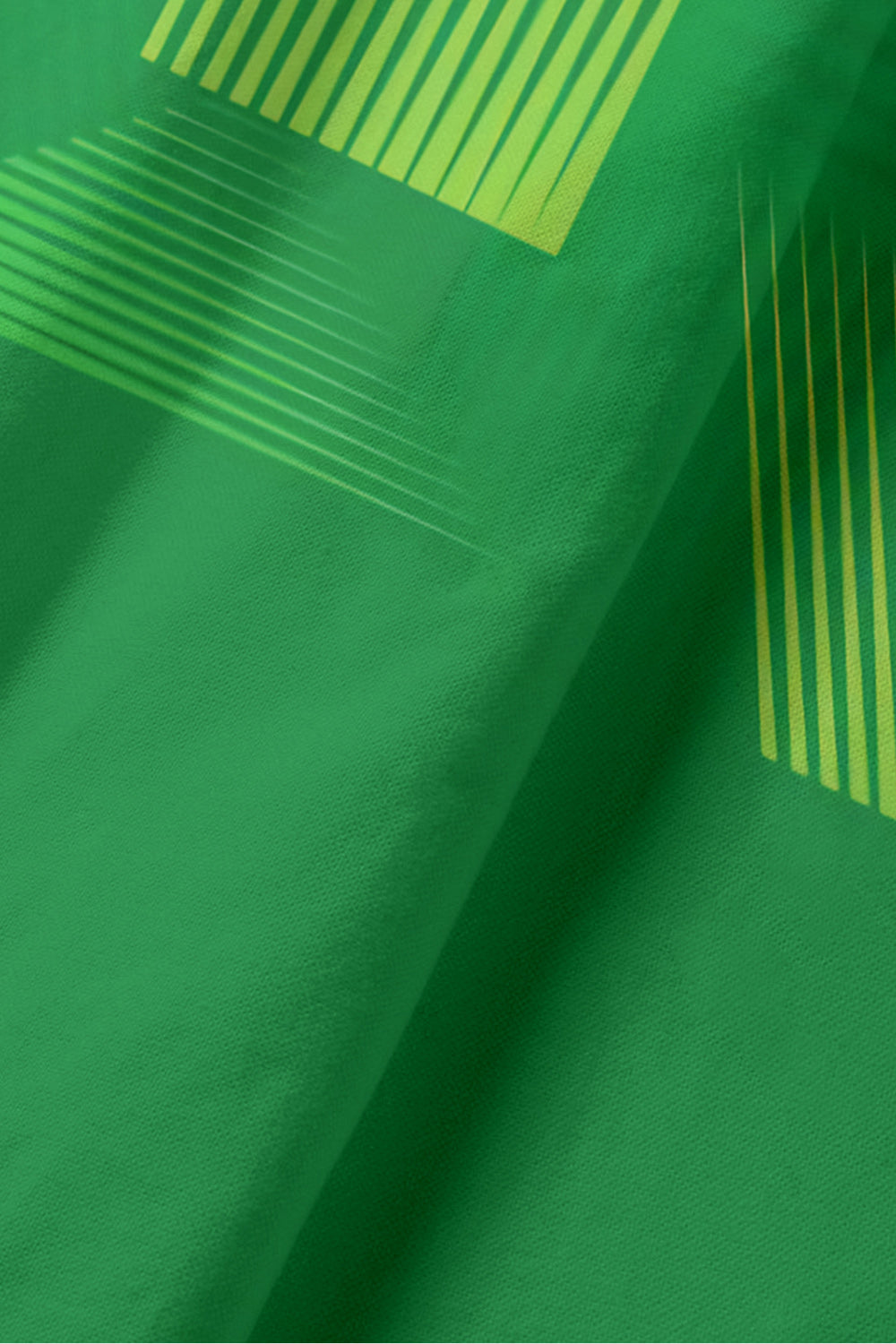 Grøn kortærmet poloshirt til mænd