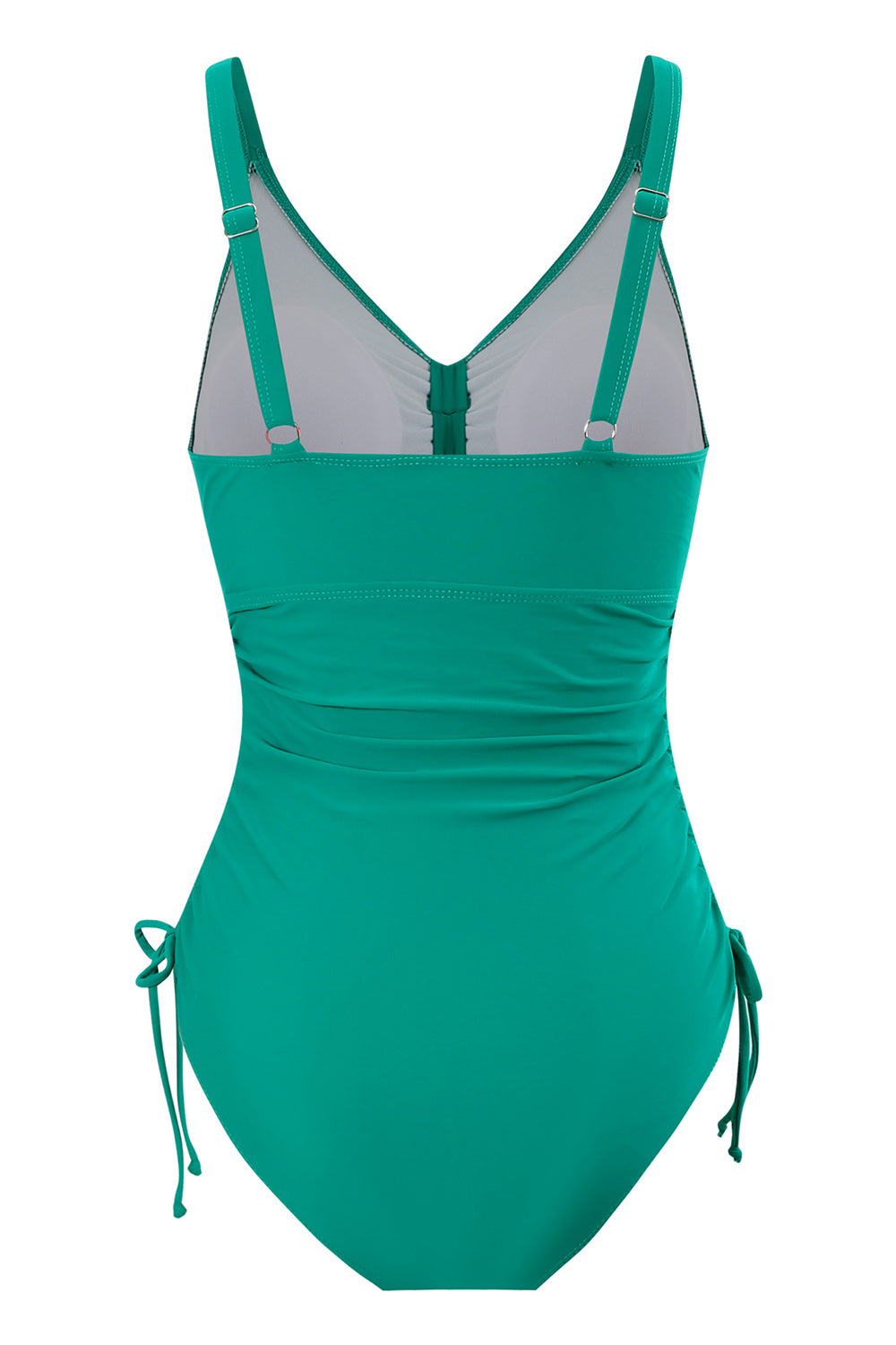 One Piece Halter Neck Black Badetøj med snøre