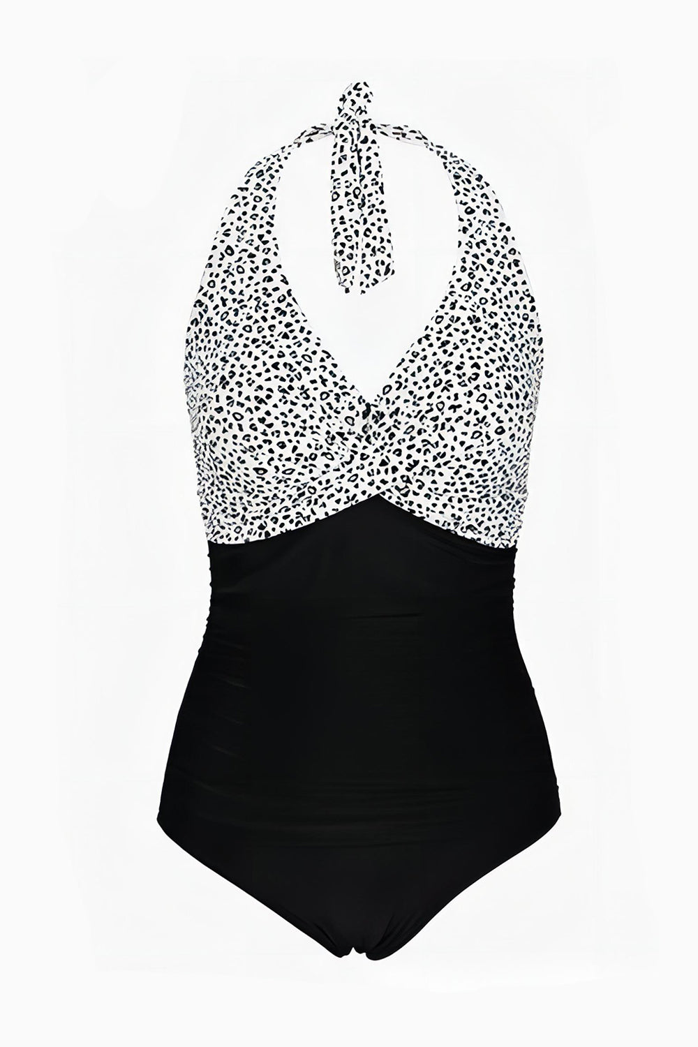 Print Halter badedragt i ét stykke