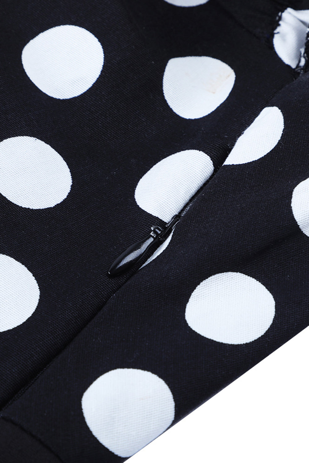 Fra skulderen Polka Dots 1950'erne kjole