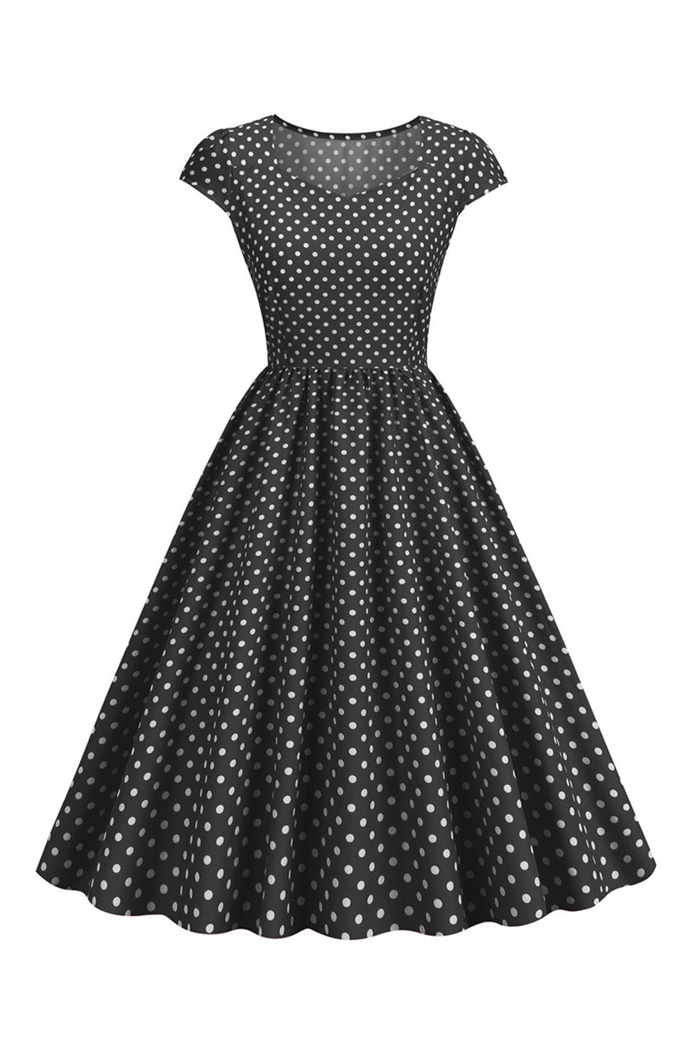Polka Dots Swing 1950'erne Kjole