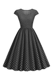 Polka Dots Swing 1950'erne Kjole