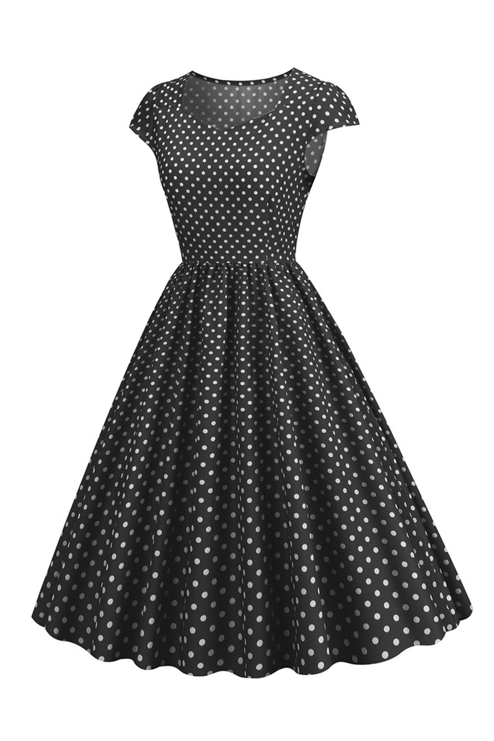 Polka Dots Swing 1950'erne Kjole