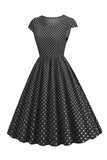 Polka Dots Swing 1950'erne Kjole
