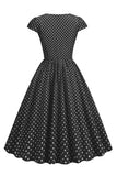 Polka Dots Swing 1950'erne Kjole