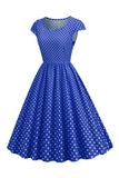 Polka Dots Swing 1950'erne Kjole