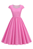 Polka Dots Swing 1950'erne Kjole