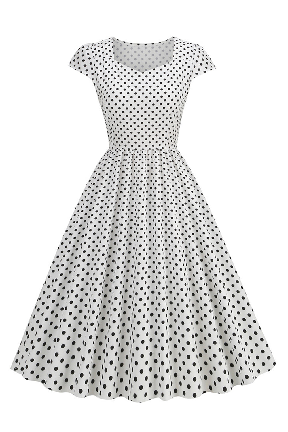 Polka Dots Swing 1950'erne Kjole