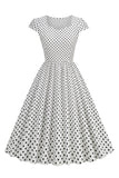 Polka Dots Swing 1950'erne Kjole