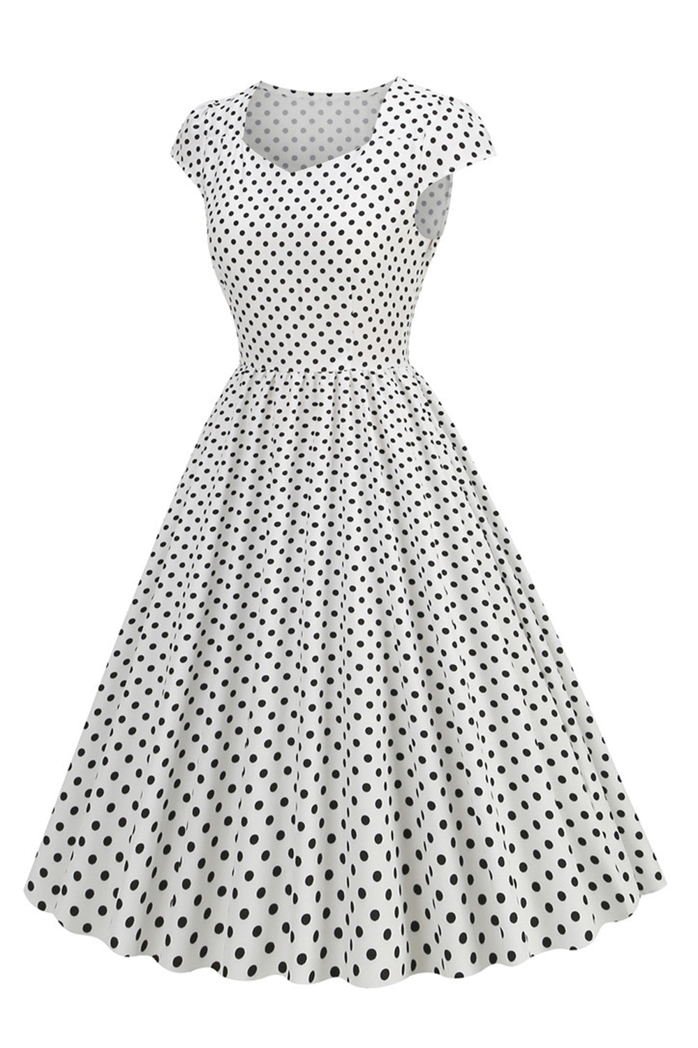 Polka Dots Swing 1950'erne Kjole