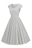 Polka Dots Swing 1950'erne Kjole