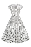 Polka Dots Swing 1950'erne Kjole
