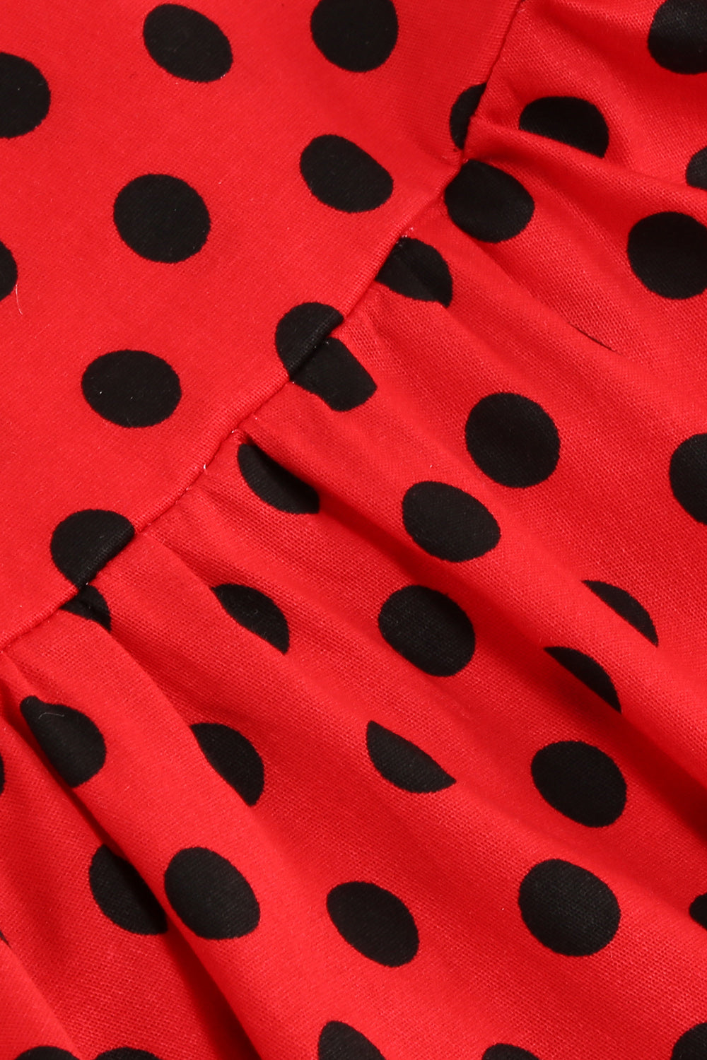 Halter Polka Dot Red Vintage Piger Kjole