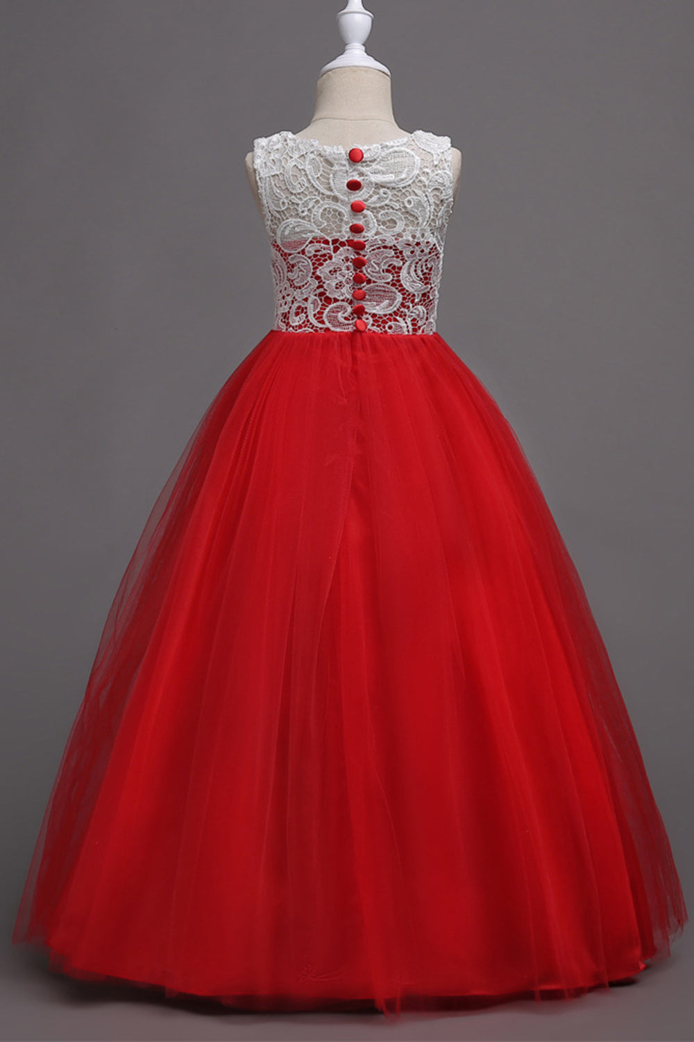 Lilla A Line tyl piger kjoler med blonder