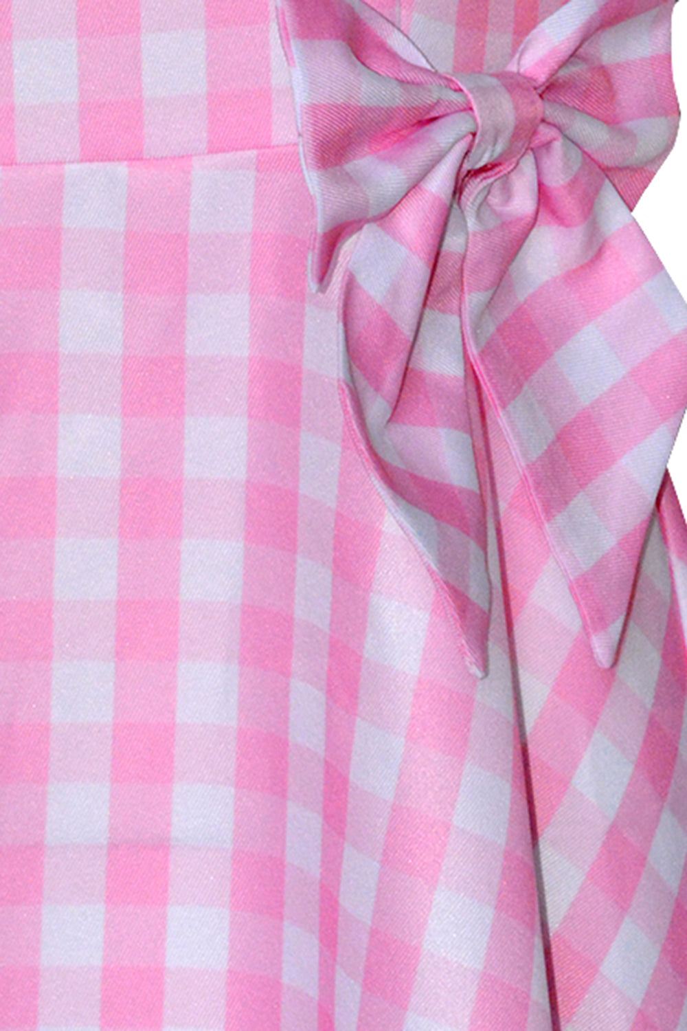 Pink Plaid Pin Up 1950'erne kjole tilbehørssæt