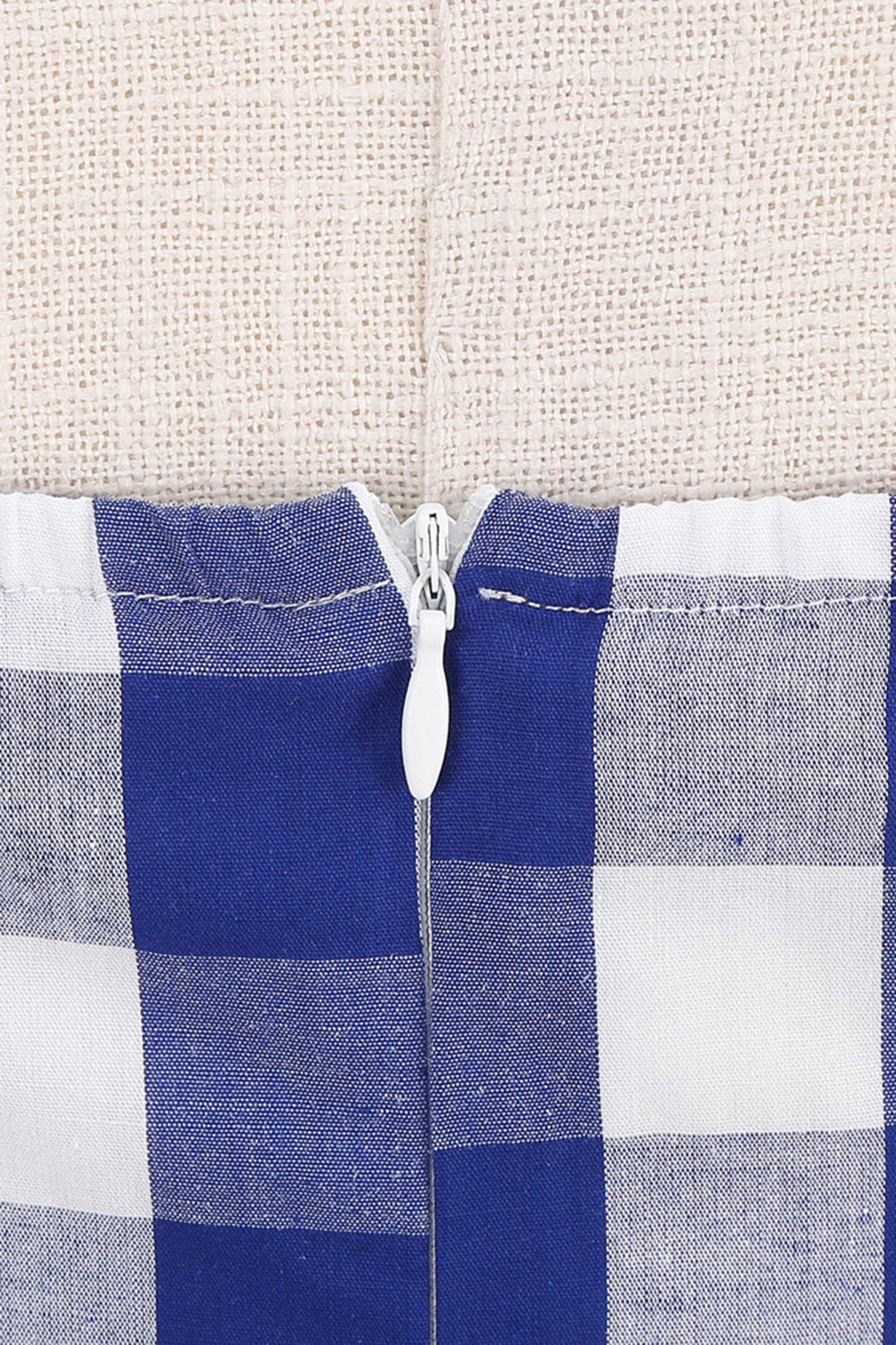 Pink Pin Up Plaid 1950'erne vintage kjole