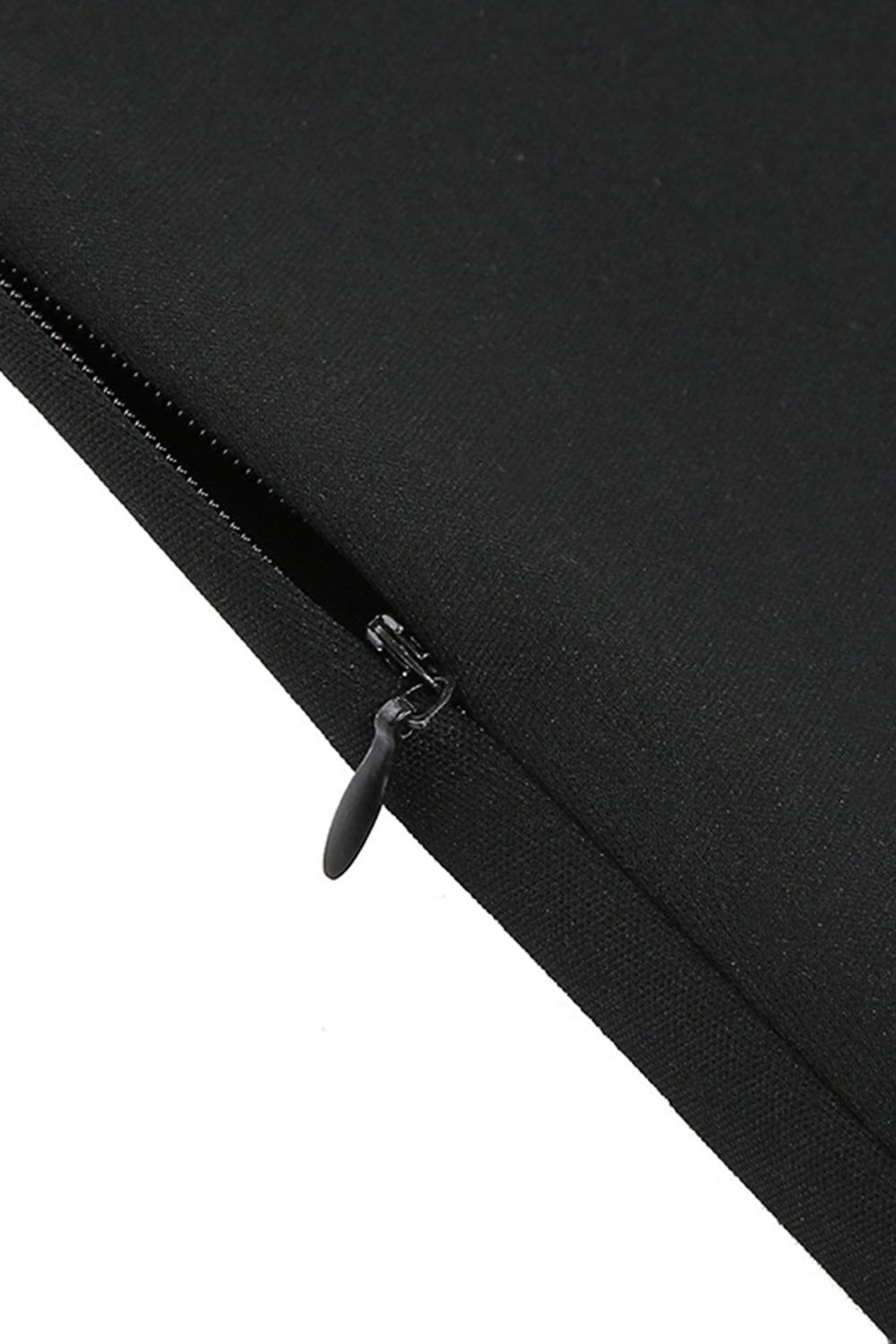 Retro stil en skulder Sort Plaid 1950'erne kjole