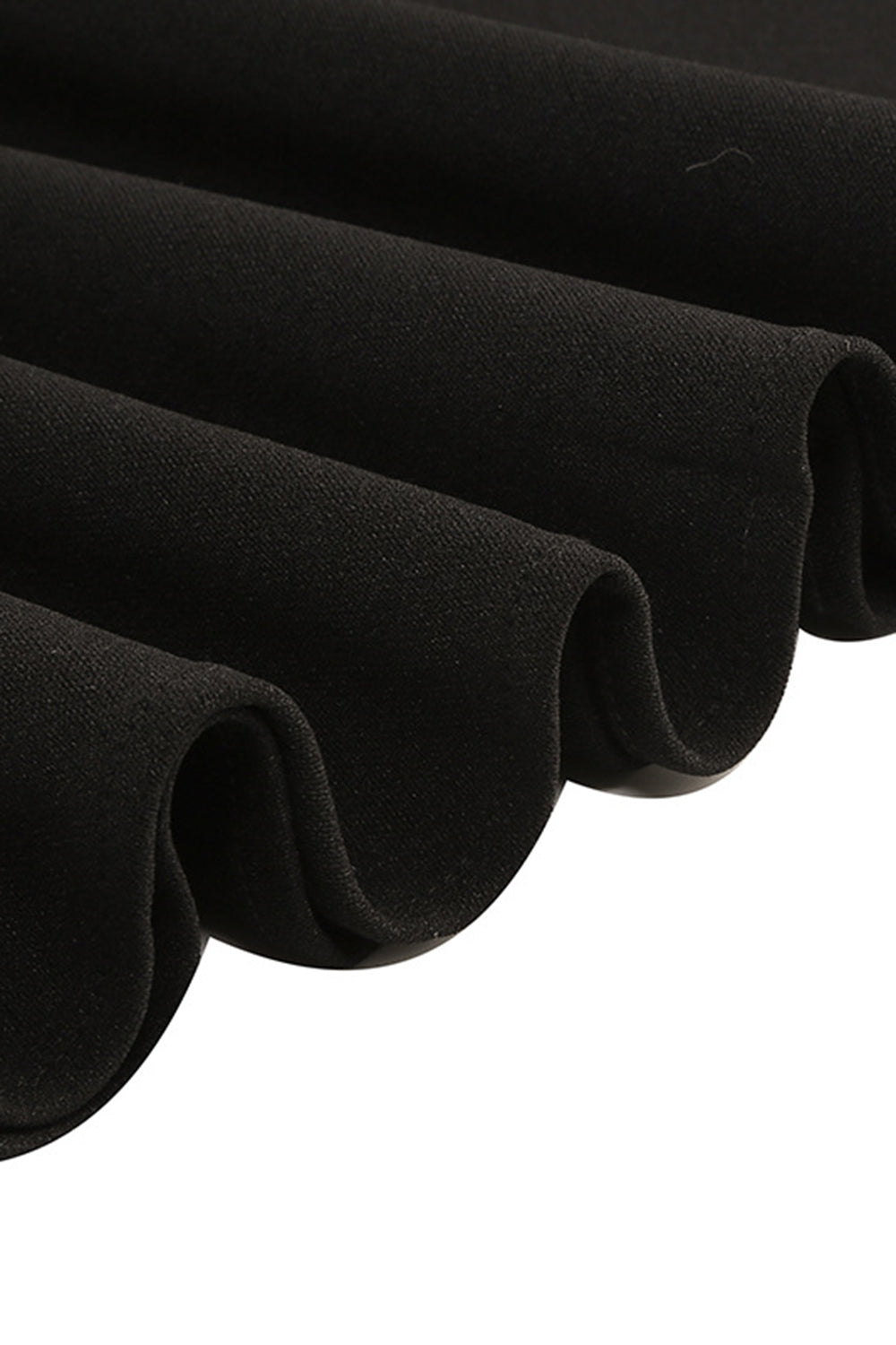 Retro Halloween mørk hul rygløs blondekjole