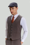 Kaffe Pinstripe 3 delt Mænds Prom Homecoming Suits