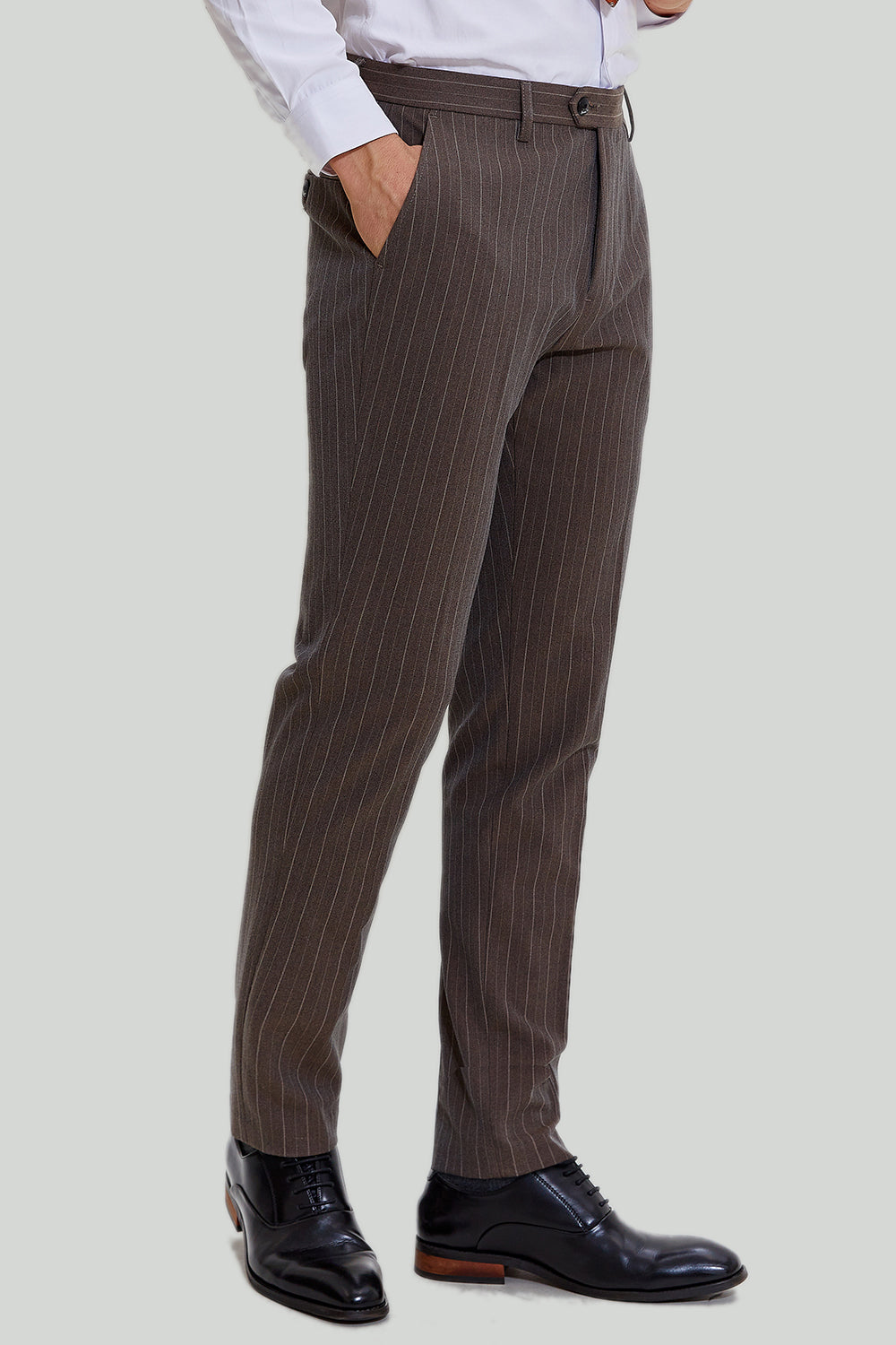 Kaffe Pinstripe 3 delt Mænds Prom Homecoming Suits