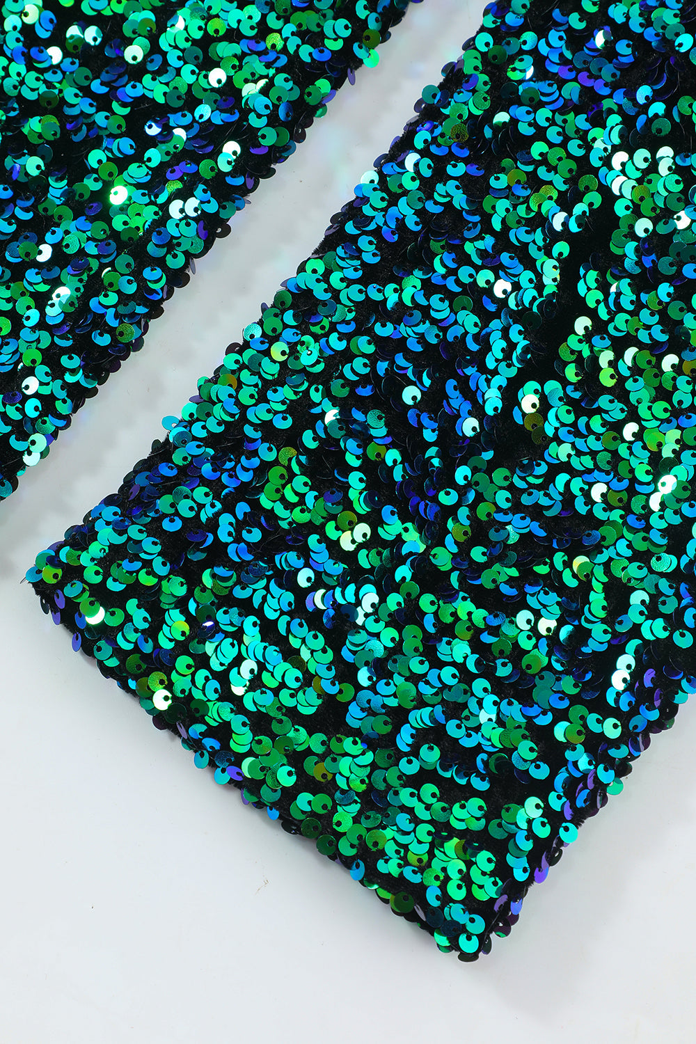 Grøn sequined blazerjakke til mænd