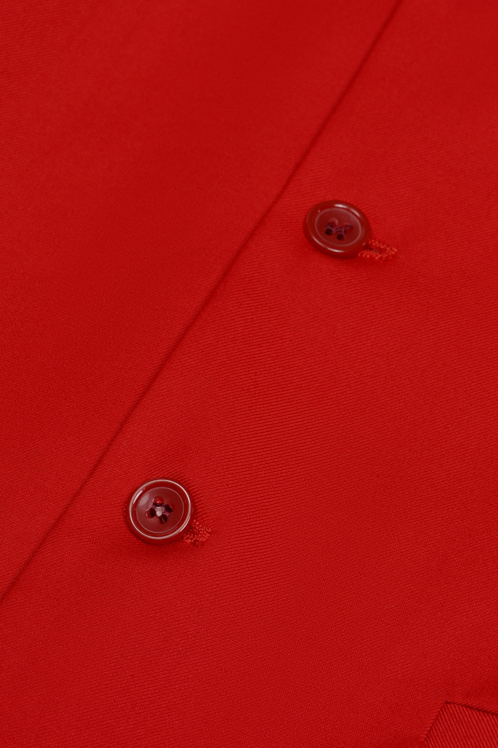 Rød single breasted sjal revers herredragt vest