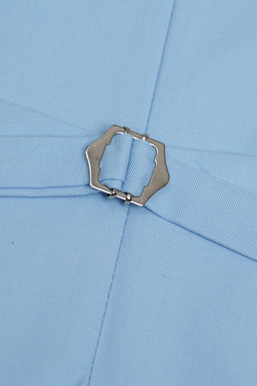 Lyseblå single breasted sjal revers herredragt vest