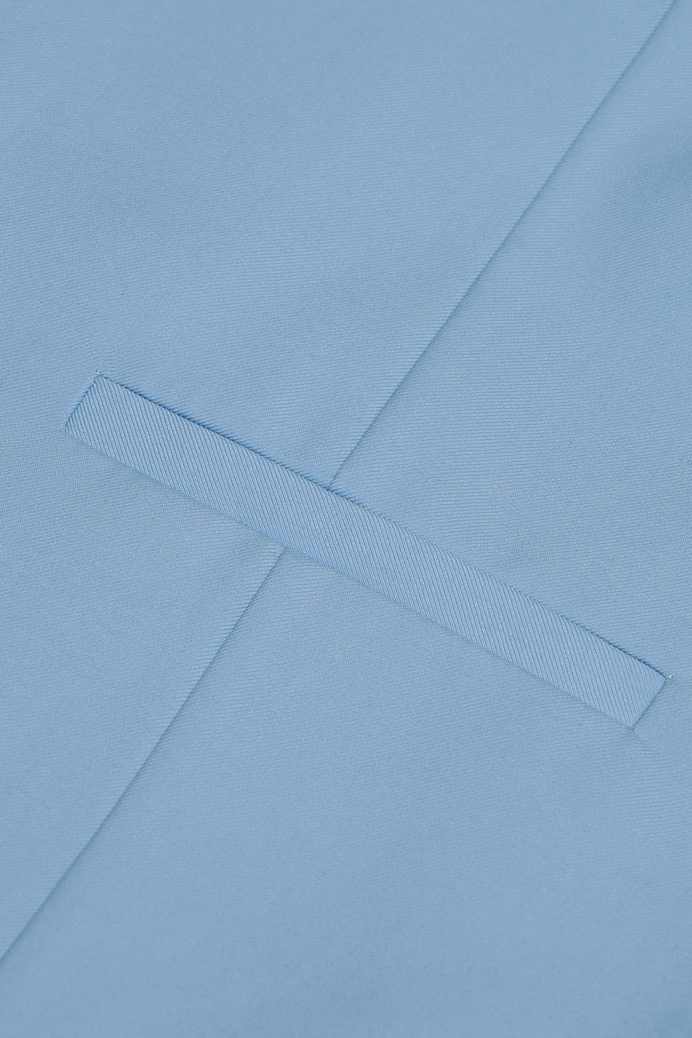 Lyseblå single breasted sjal revers herredragt vest