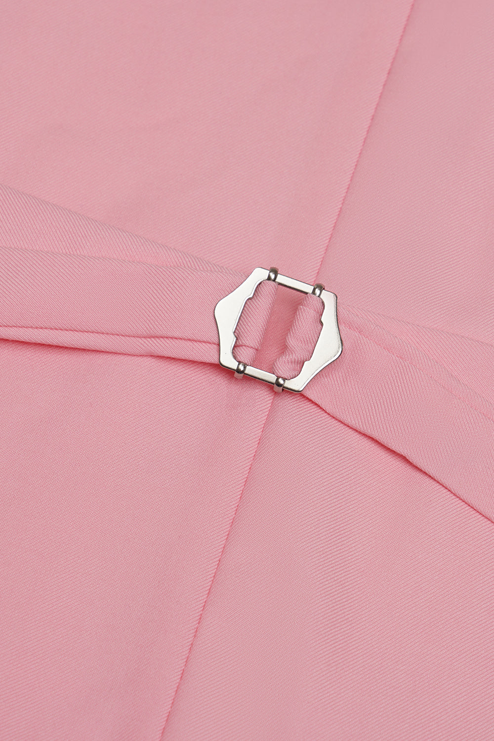 Pink Single Breasted Shawl Revers Herredragt Vest