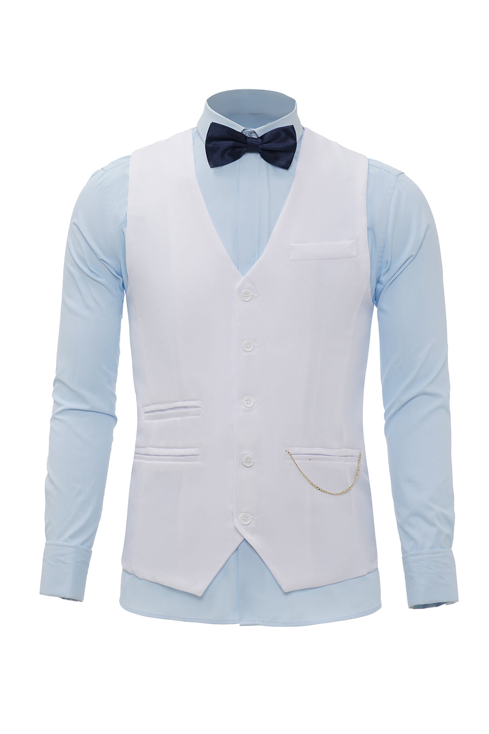 Bourgogne Sjal Revers enkeltraadet herredragt Vest