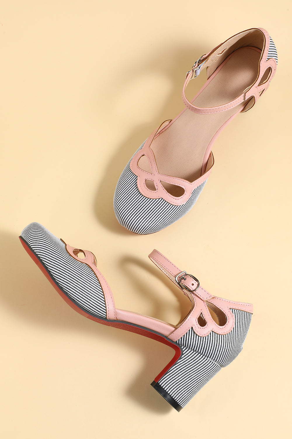 Hvide Black Strip Retro Sko