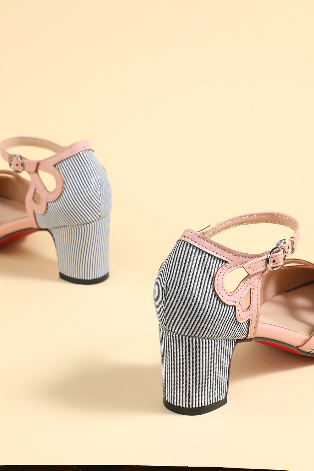 Retro Sort Hvide Prikker Sko