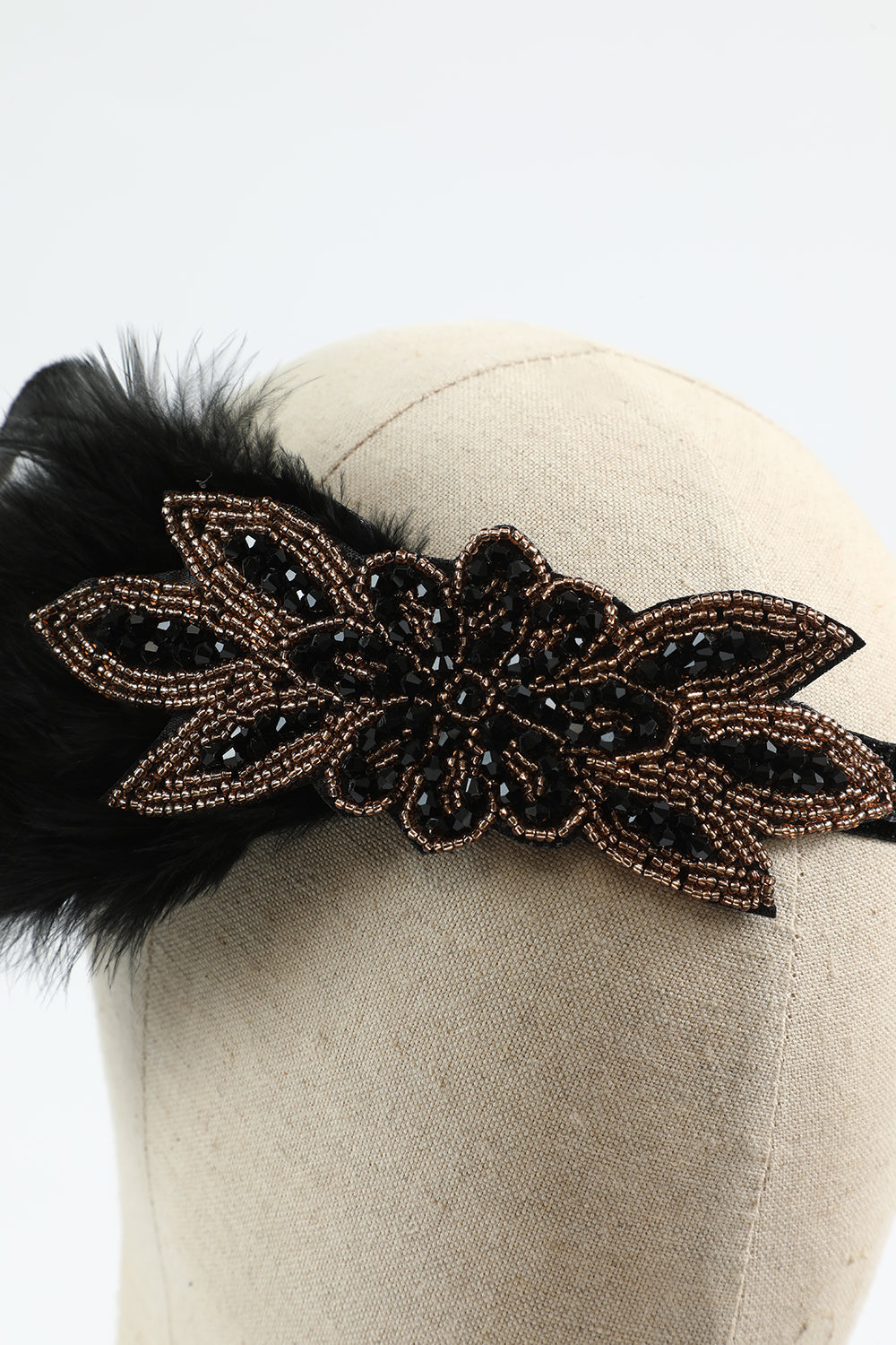 Black Golden Five Pieces Party Tilbehør Sæt fra 1920'erne