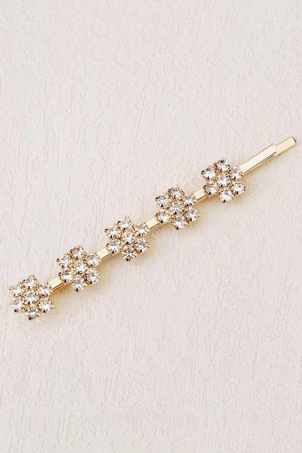 Golden Rhinestones hårklemme