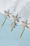 Simple Star Golden Rhinestones hårklemme