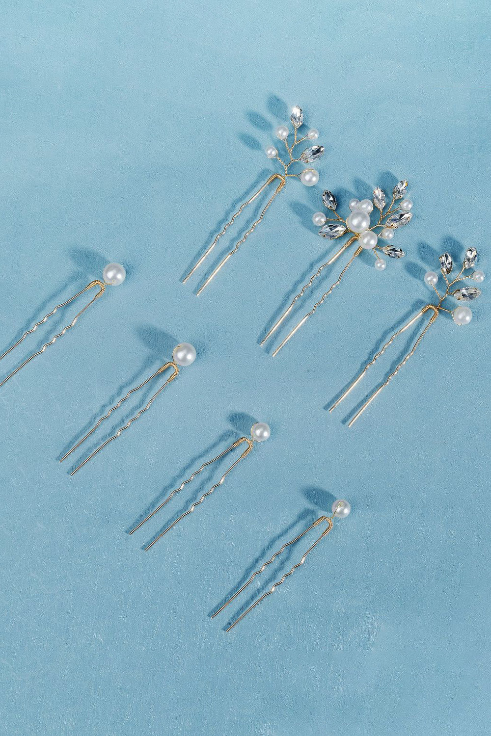 Enkel perle rhinesten håndlavet brudehovedstykke