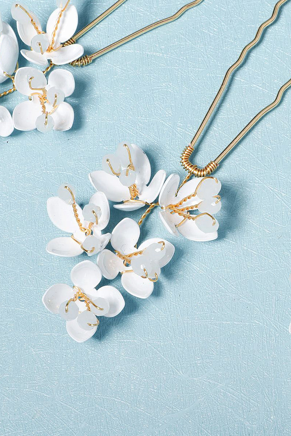 Rhinestone blomst brude hovedstykke