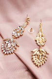 Enkle Rhinestone brudeøreringe