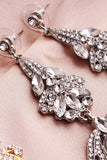 Enkle Rhinestone brudeøreringe