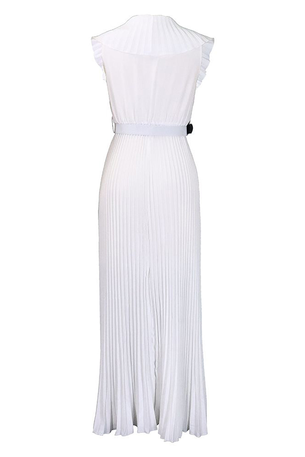 Plus size lilla plisseret lang brudekjole