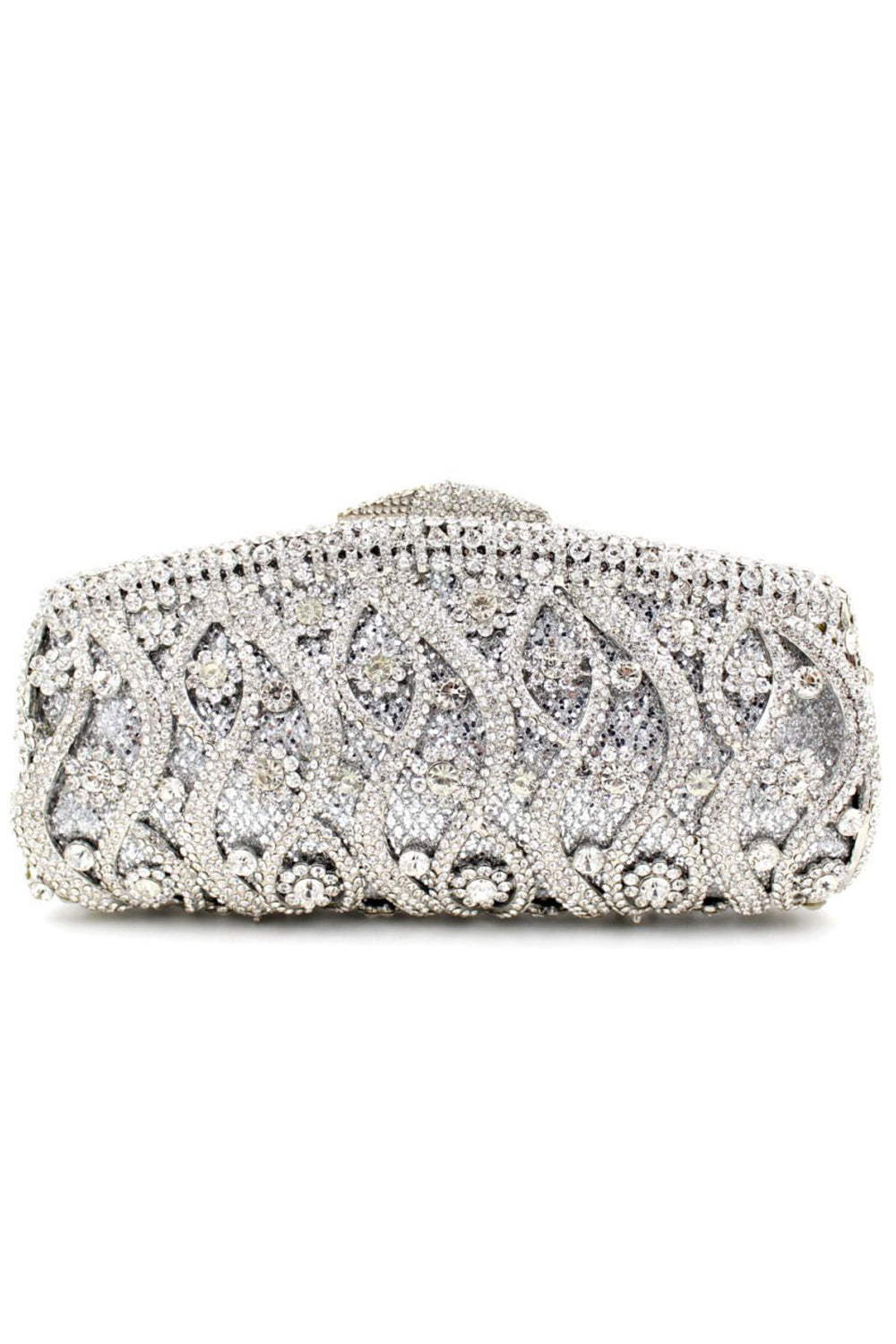 Luksus Rhinestone Party håndtaske med aftagelig kæde