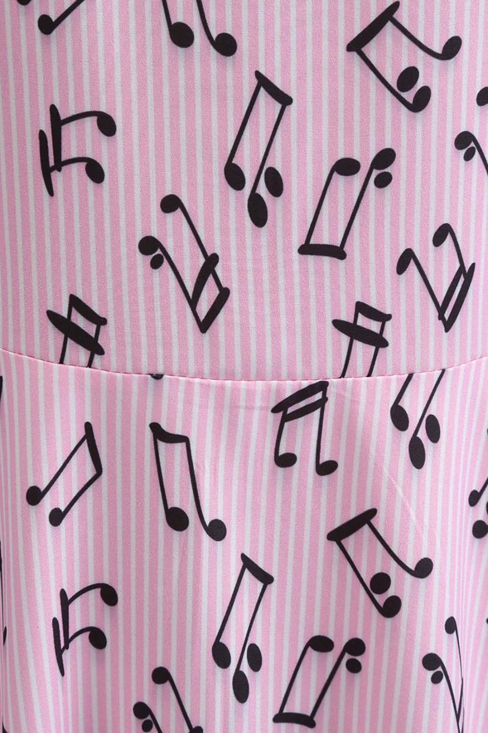 Lyseblå trykte kasketærmer 1950'erne kjole